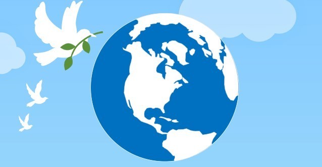 Earth, Dove, and Clouds Picture